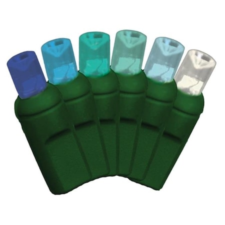 Forever Bright Kellogg Plastics 45471 0.25 in. Holiday & Christmas Indoor & Outdoor LED- Blue to White 45471